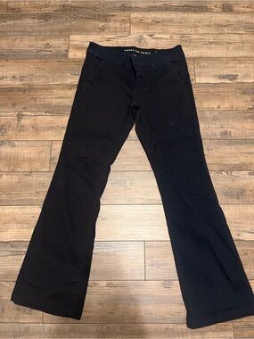 American Eagle Outfitters Black Kick Boot Pants
